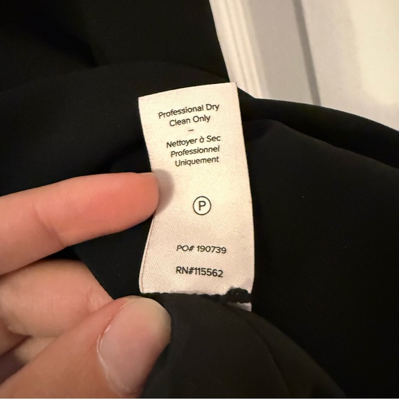 Cinq a Sept Mini Nanon Black Dress Sz 10 - Picture 7 of 8